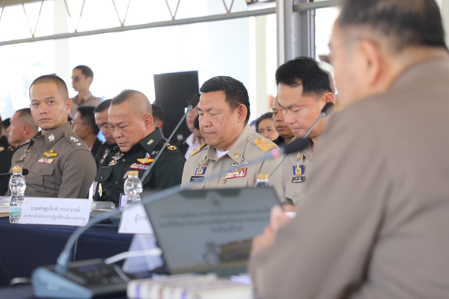 title - ส.ป.ก. เข้าร่วมพิธีเปิดสำนักงานฯ พร้อมมอบเอกสารสิทธิ์ การใช้ประโยชน์ที่ดิน (ส.ป.ก.) และประชุมการติดตามการดำเนินงานตามแผนปฏิบัติการพัฒนาพื้นที่สถานีวิจัยการเกษตรและพัฒนาโครงการหลวงโนนดินแดง ณ จังหวัดบุรีรัมย์